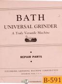 Bath-Fitchburg-Bath Firchburg Universal grinder, Repair Parts Manual-6\" x 12\"-01